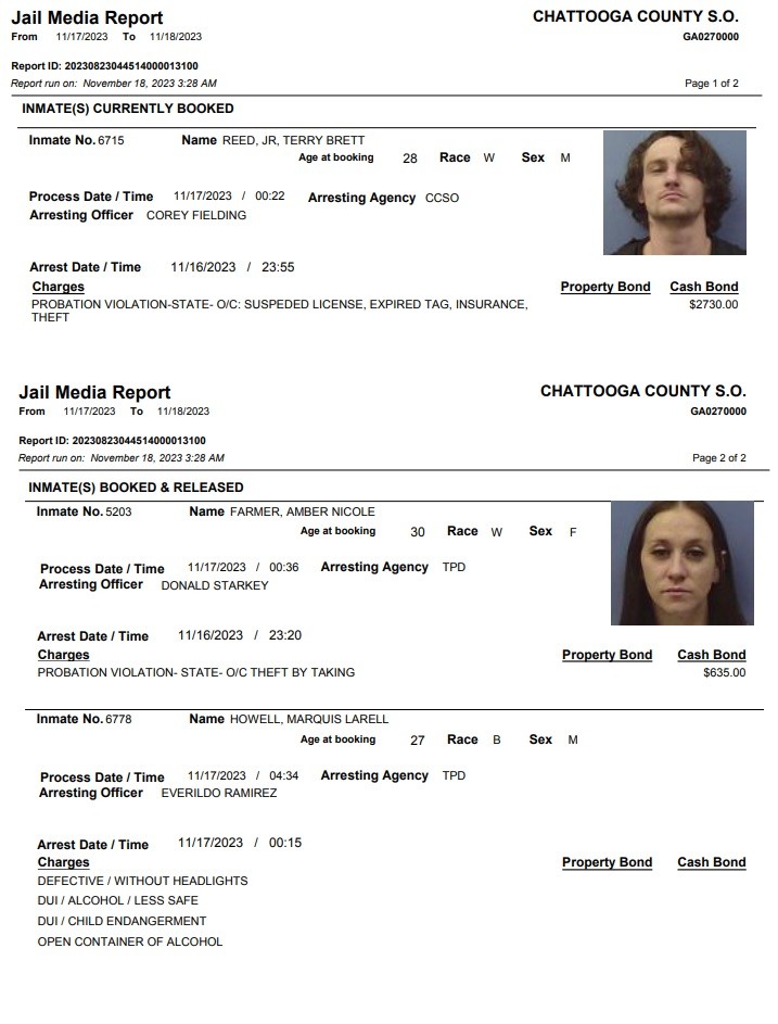 Arrest Report Saturday November 18 2023 AM 1180 Radio arrest-report-saturday-november-18-2023-am-1180-radio