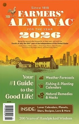 Farmers Almanac To Cease Publication After 2026 Edition Am 1180 Radio